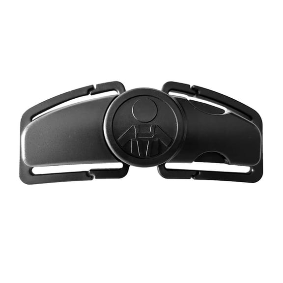 LADYGYM Universal Child Car Seat Chest Harness Clip Universal Safer Belt Clip Lock Stroller Chest Clip Adjustable Guard for Baby and Kids Secure Seat Belt (Black)