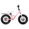 LAFANG 12 Inch Balance Bike with Colorful Lighting Wheels Pedals Push