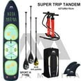 LAFANG 2 PERSON inflatable stand paddle board surf board SUPER TRIP