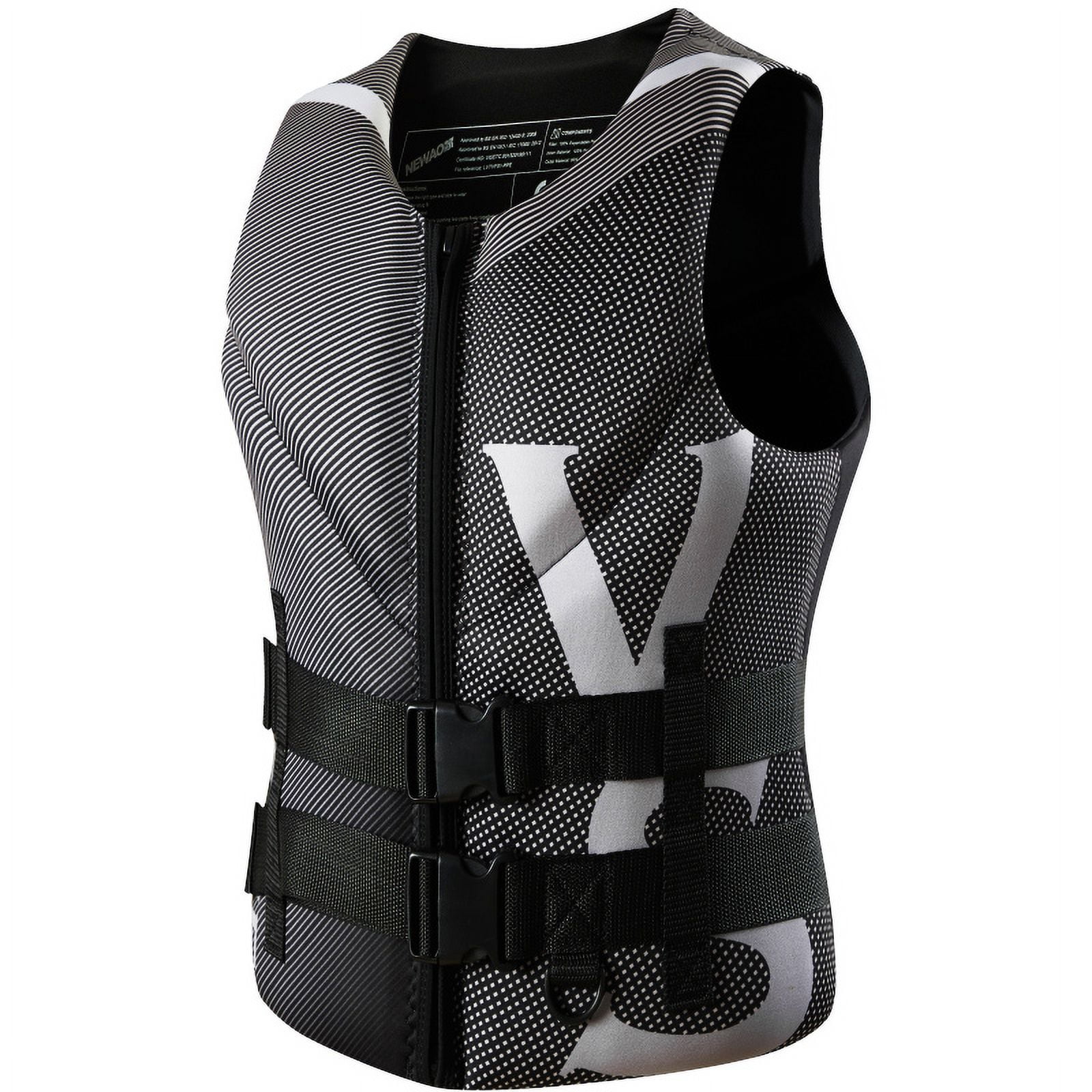 LAFANG Life Jacket Fishing Vest Water Sports Kayaking Swimming Surf