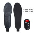 LAFANG USB Heated Shoes Insoles Rechargeable Foot Warming Pad with
