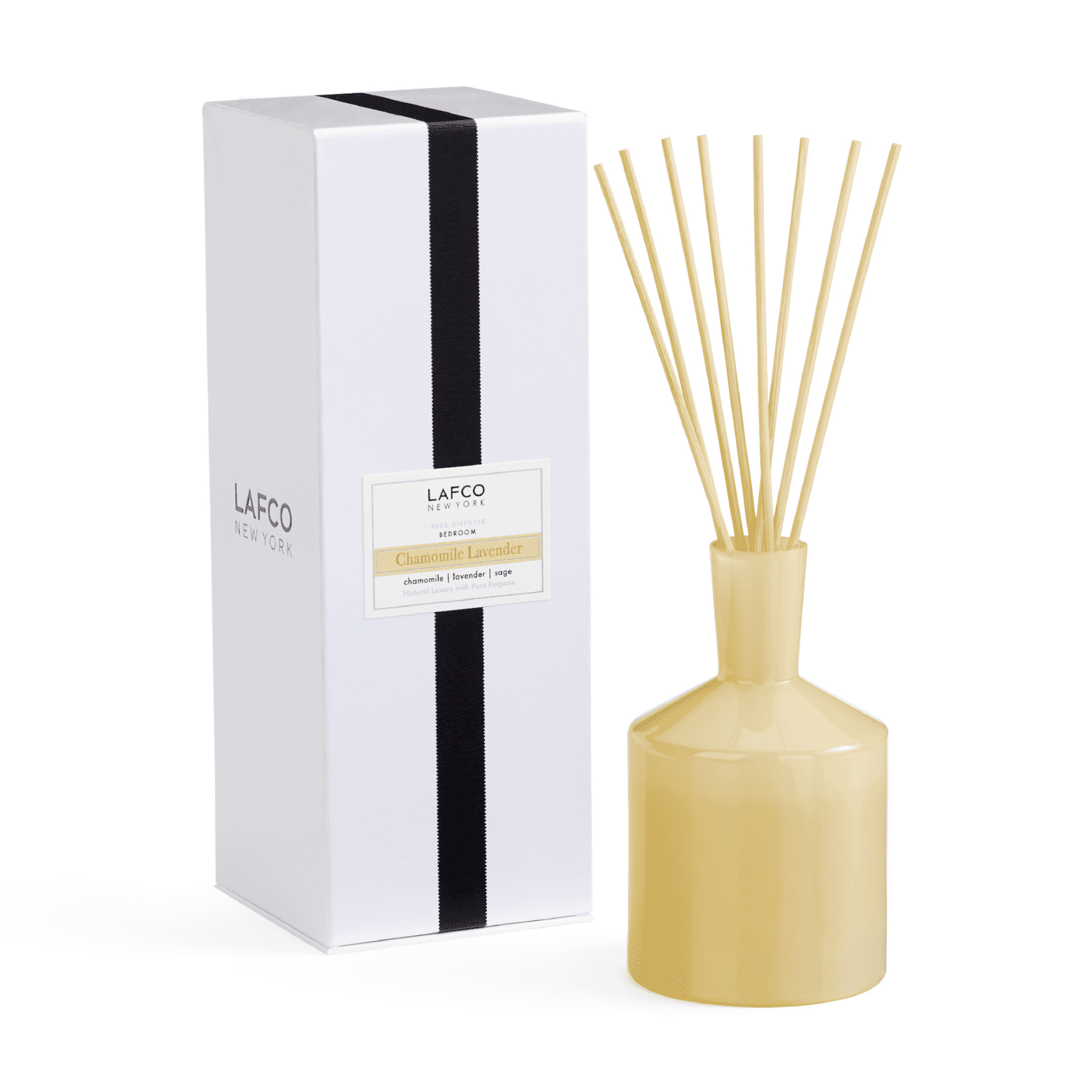 LAFCO New York Classic Reed Diffuser, Chamomile Lavender - 6 oz