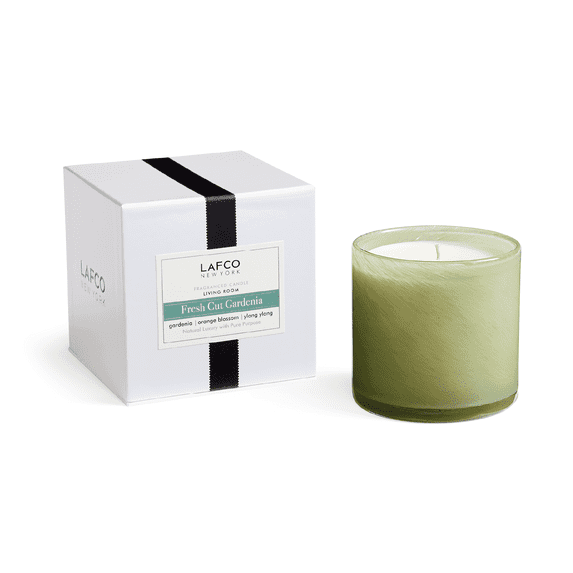 LAFCO New York Signature Candle, Fresh Cut Gardenia - 15.5 oz