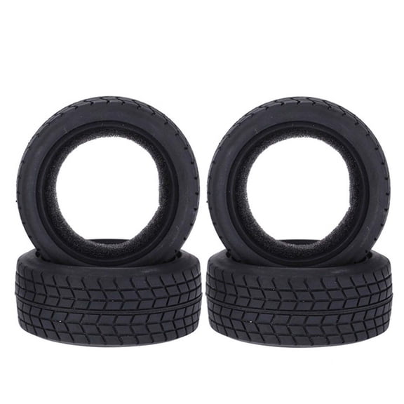 LAFEINA 4PCS RC Car Tires Ruber Tyres for 1:10 RC On-Road Touring Car Traxxas HSP Tamiya HPI Kyosho