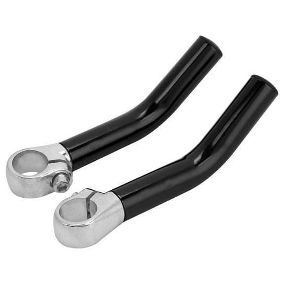 LAFGUR 1 Pair Aluminum Alloy Mountain Bike Road Bicycle Handlebar Bar End , Handlebar Black