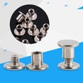 thumbnail image 1 of LAFGUR 200PCS Nickel Binding Chicago Screws Nail Rivets Photo Album Leather Craft M5x6mm, 1 of 10