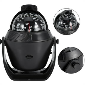 LAFGUR High LED Light Pivoting Compass Marine Digital Compass Navigation Electronic Compass Compass Dashboard Dash Mount Suitable for Marine Boat Car and Truck, Car Compass,Boat Compass