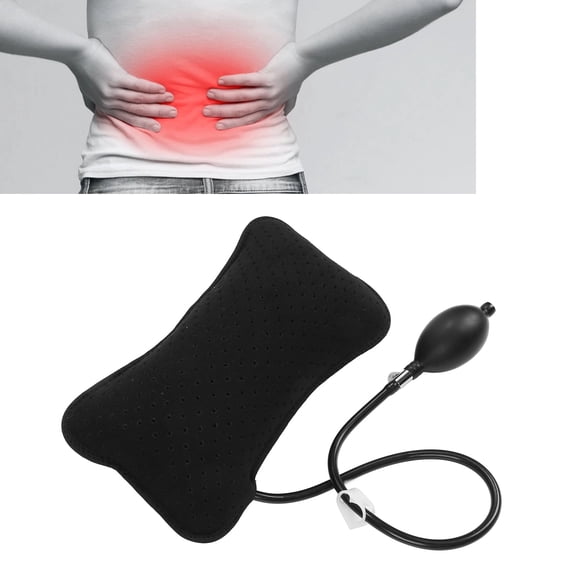 Inflatable Lumbar Support Pillow Washable Breathable Portable Firm Lumbar Support Pillow,Firm Lumbar Support Pillow,Lower Back Cushion with Airbag