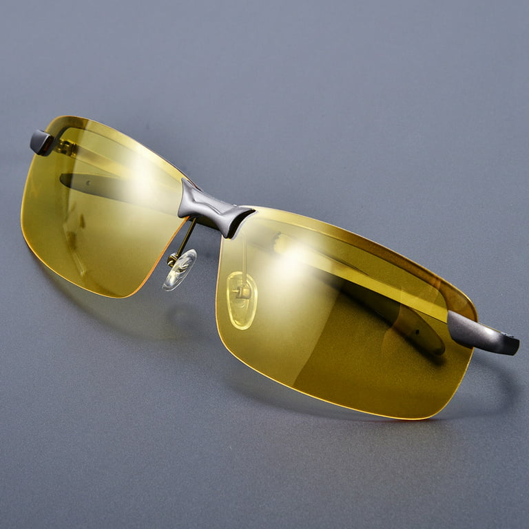 LAFGUR Night Driving Polarized View Safety Glasses Anti-glare  Anti-reflective HD Night Vision,Classic Fashion Sunglasses