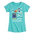thumbnail image 1 of Smurfs- Smurf Grid - Youth Girls Fitted Short Sleeve T-Shirt, 1 of 4