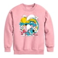 thumbnail image 1 of Smurfs - Smurfette Nature - Youth Boys Crew Fleece Sweatshirt, 1 of 3