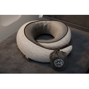 Neck Travel Pillow | Memory Foam Neck Pillow for Comfort on Airplane | Compact and Ergonomic Design for Travel