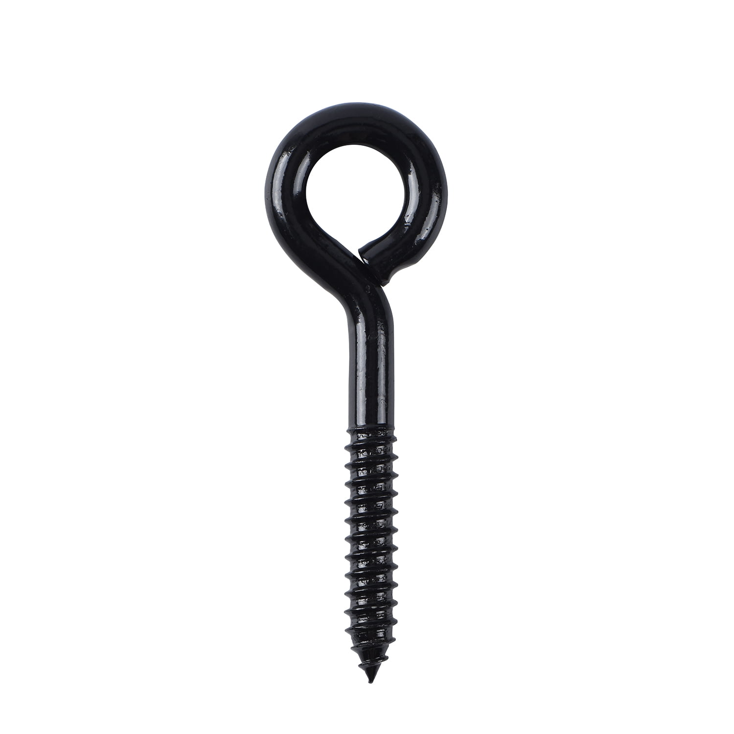 Hyper Tough Steel Lag Screw Eye 3/8 inch x 4-1/2 inch Black