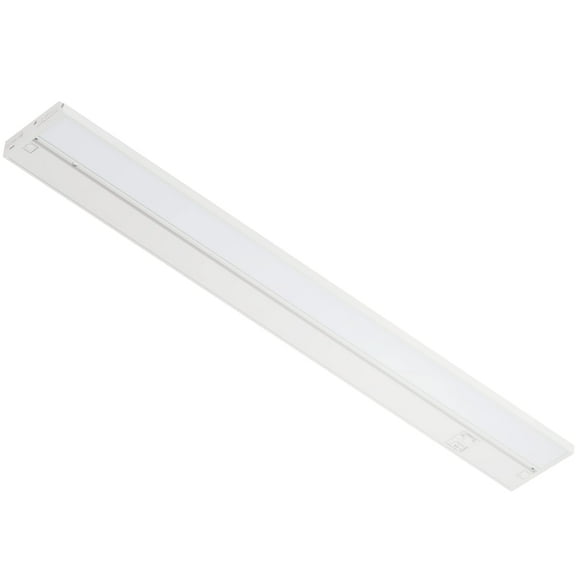 Inlight 22-inch LED Under Cabinet Lighting, Hardwired or Plugged-in, 2700K/4000K/5000K, Power Cord Sold Separately, White, UC0122WH27