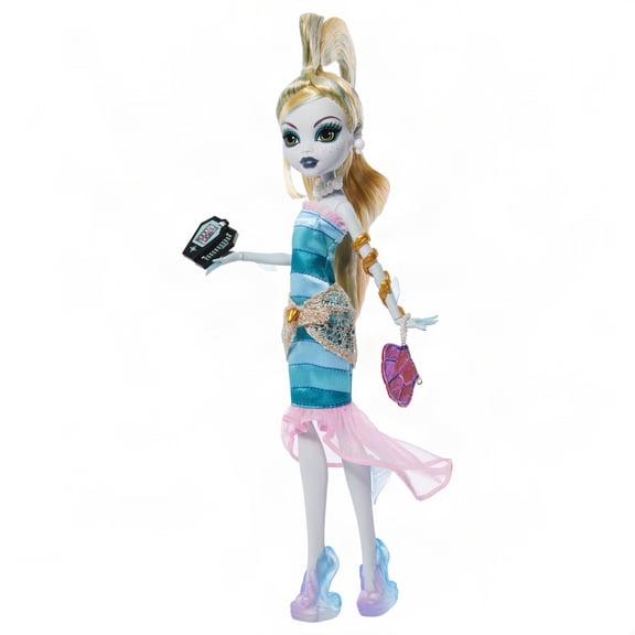 Monster High Dawn of the Dance Lagoona Blue Reproduction Doll with Photos and Invite Accessories