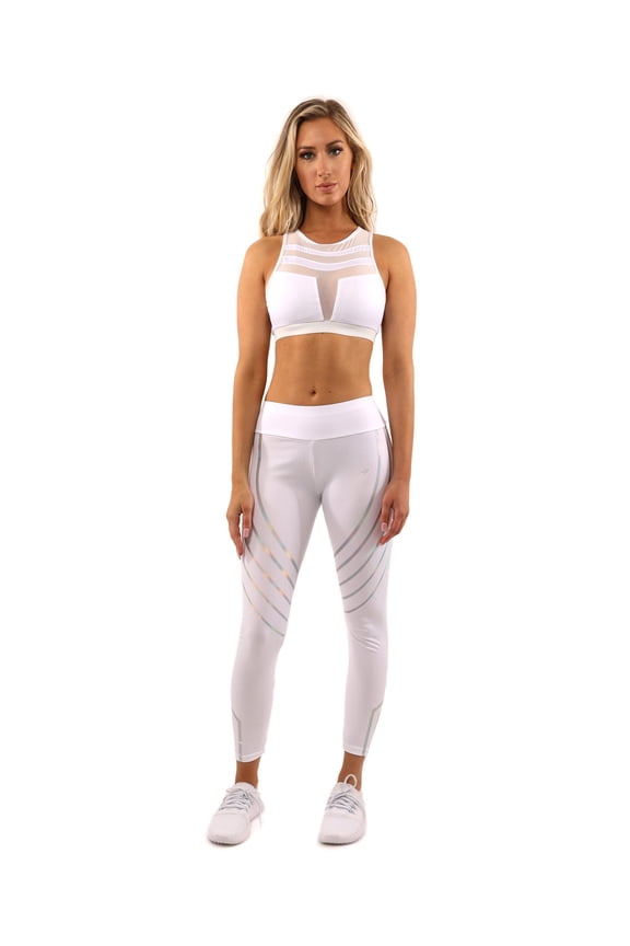 LAGUNA SET - LEGGINGS & SPORTS BRA - WHITE
