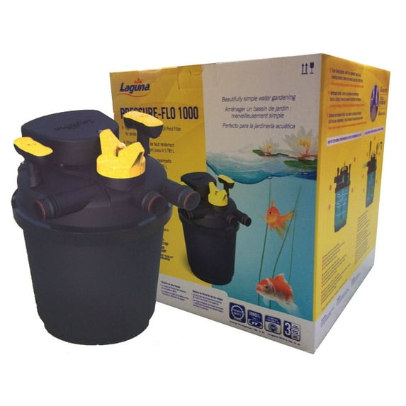 LAGUNA WATER GARDEN-PT1725 Pressure Flo Pond Filter Gray