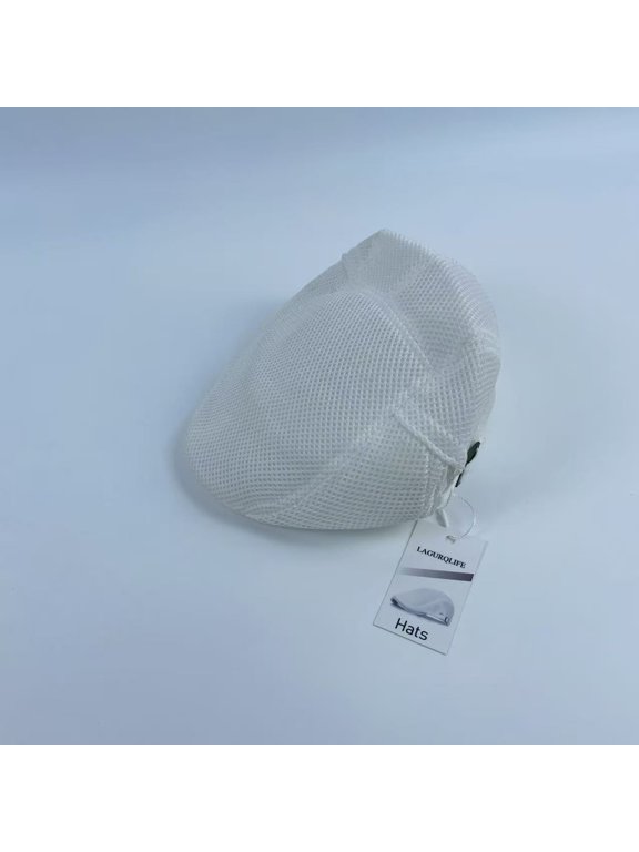 Hats, Men's Mesh Cap Breathable Summer Newsboy Hat Adjustable Beret Ivy Cap Irish Cabbie Driving Hunting Hats