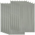 thumbnail image 1 of LAGarden 54"x108" Outdoor Privacy Curtain Tab Top UV30+ Garden Lawn Pergola Deck 10 Piece, 1 of 9
