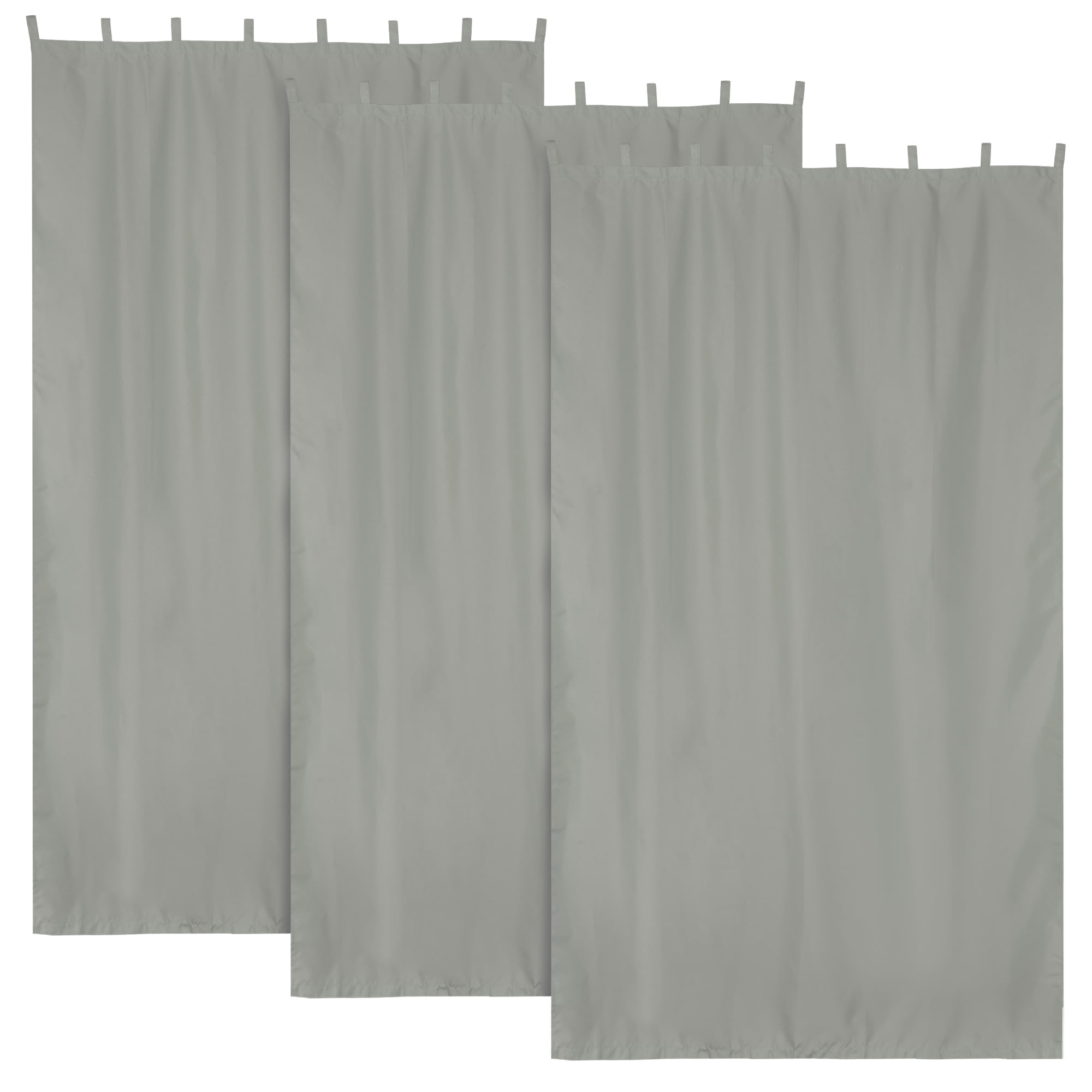 LAGarden 54"x108" Outdoor Privacy Curtain Tab Top UV30+ Garden Lawn