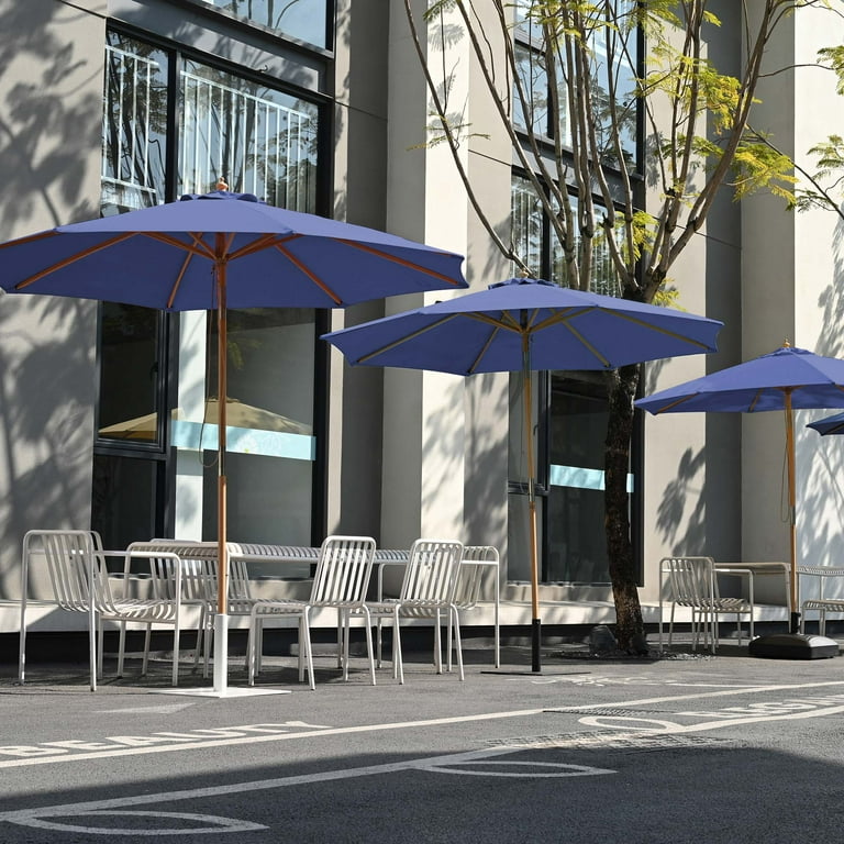 LAGarden 9Ft Patio BOHO Market Patio Umbrella 260GSM Acrylic