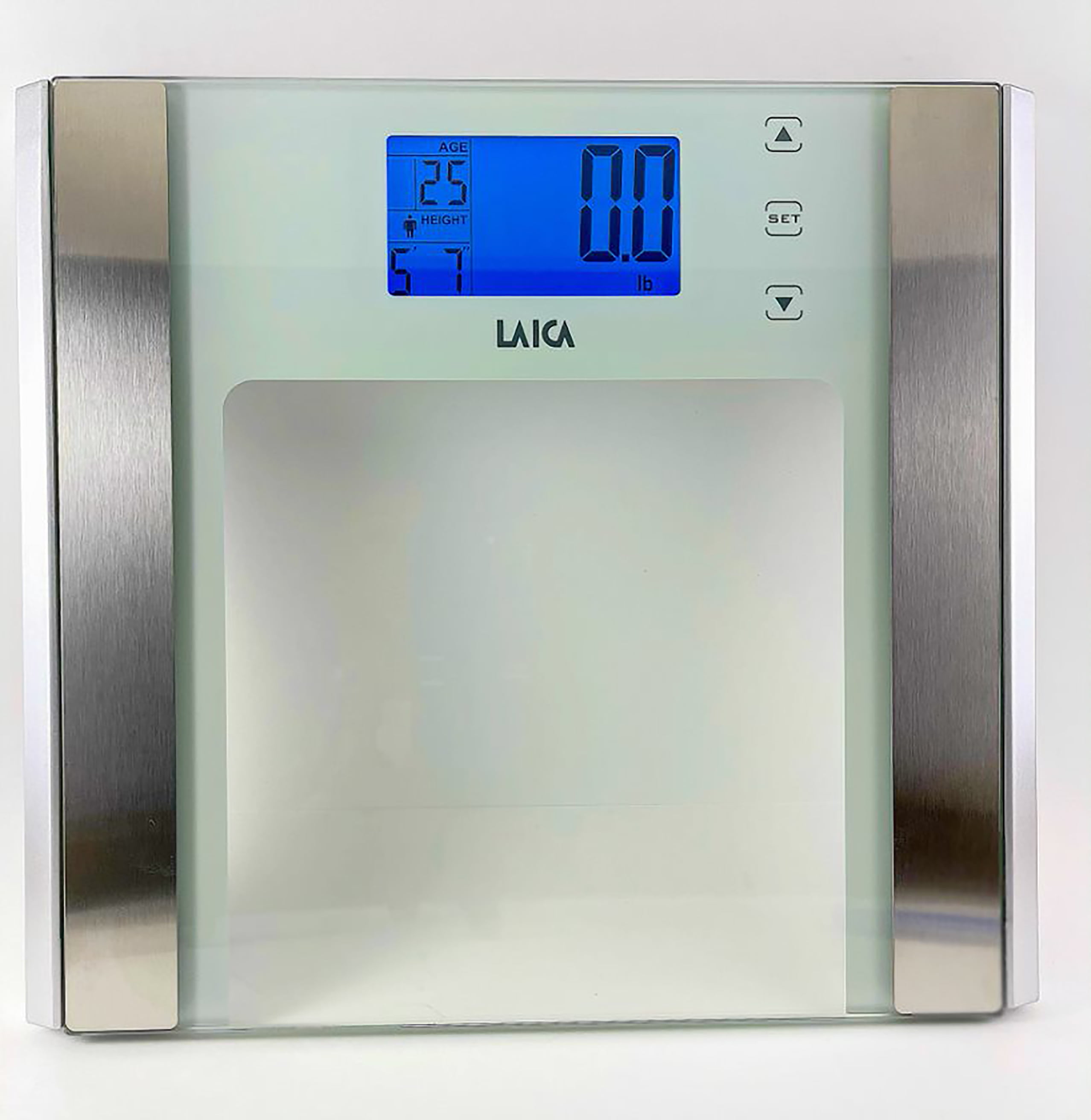 https://i5.walmartimages.com/seo/LAICA-400-lbs-Body-Composition-Digitial-Bath-Scale-in-Stainless-Steel-and-Glass_555016ce-2a21-4ee5-8db0-13b908569dfc.8a1c9c4fd8cc7d7a94a0ee8c9a1226bf.jpeg