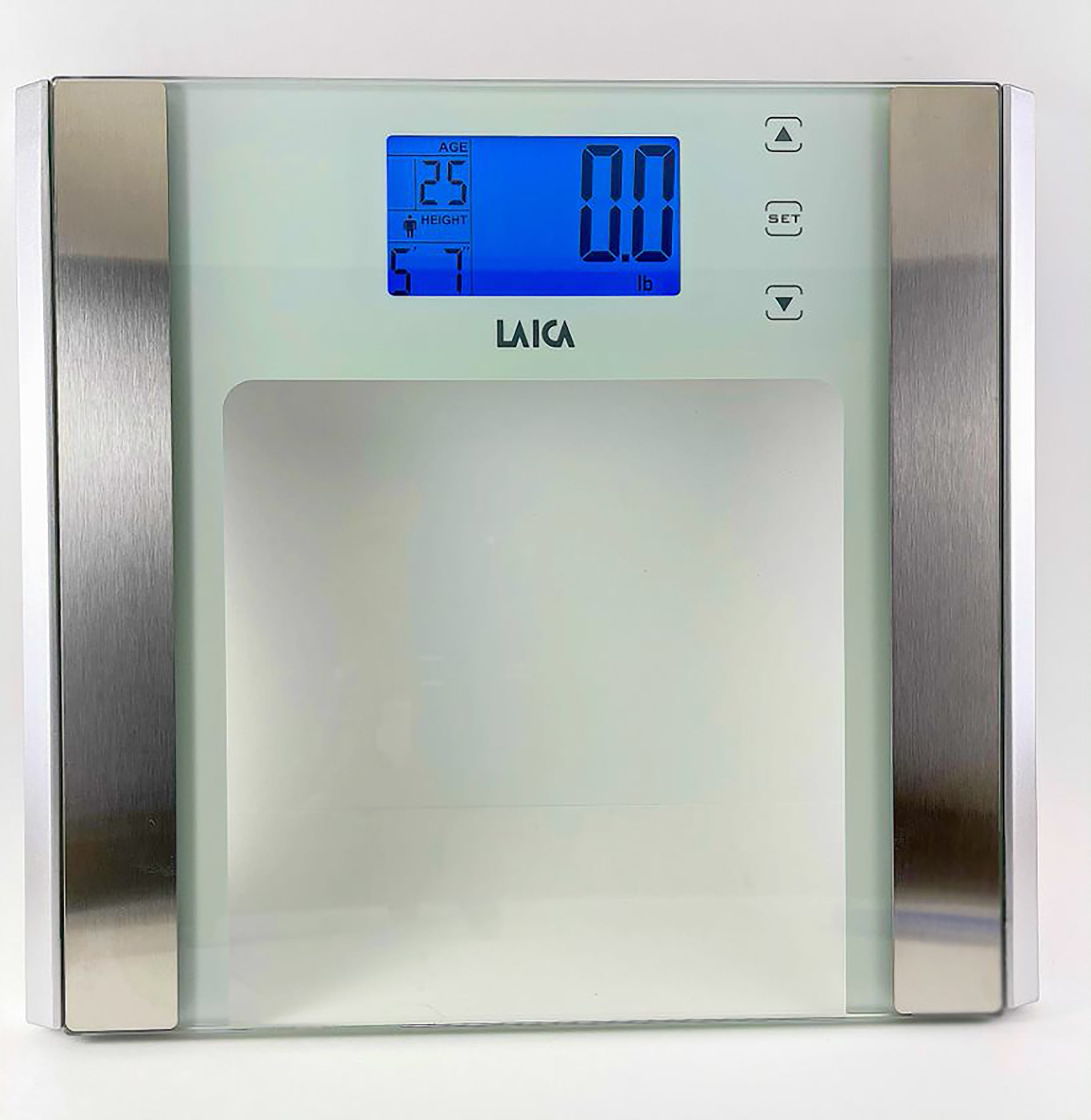 LAICA 400 lbs Body Composition Digitial Bath Scale in Stainless Steel