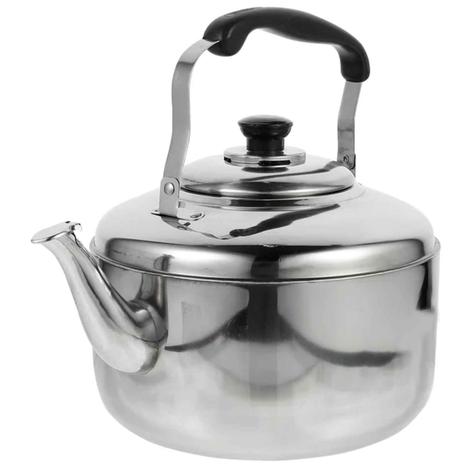 LAIFNG Portable Stainless Steel 6L Whistling Tea Kettle with Gas