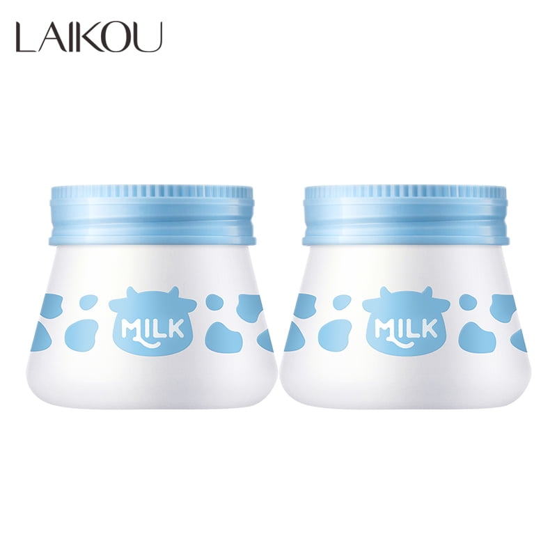 LAIKOU 2pcs Milk Face Cream Moisturizer Lotion Brightening Repairing