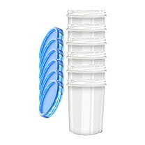 LAILLSH 2025 New Arrival Food Storage Freezer Storage Containers Airtight Plastic Storage Containers with Top Lids Soup Meal Prep Containers Stackable | Leakproof | Microwave/Dishwasher