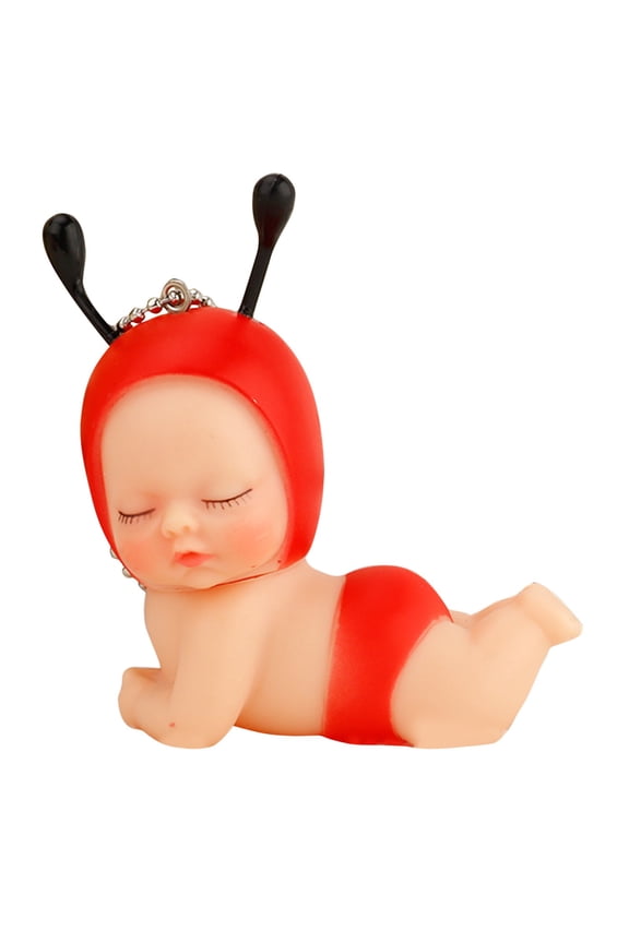 2026 New Arrival Bakeware DIY Sleeping Baby Birthday Cake Baking Decorations Cute Little Doll Keychain