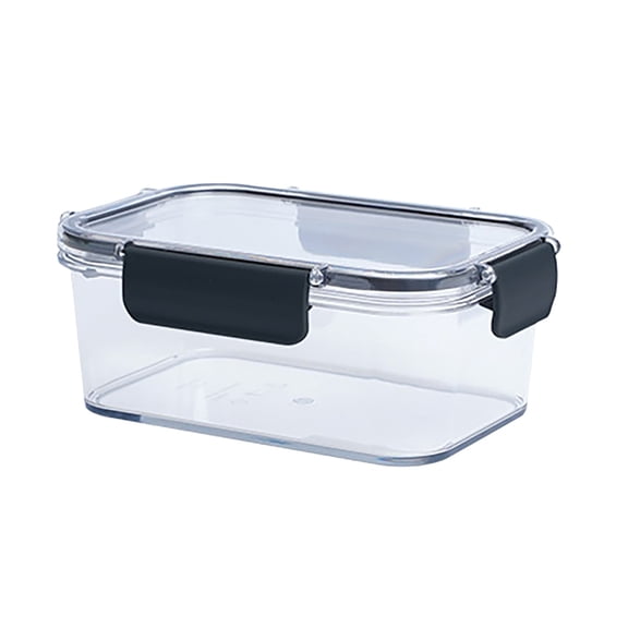 LAILLSH 2026 New Arrival Closure Bags The Box Can Be Divided Into Storage Boxes, Vegetable Snack Storage, Transparent Crisper with Lid, Fruit and Vegetable Bento Box Lunch Box