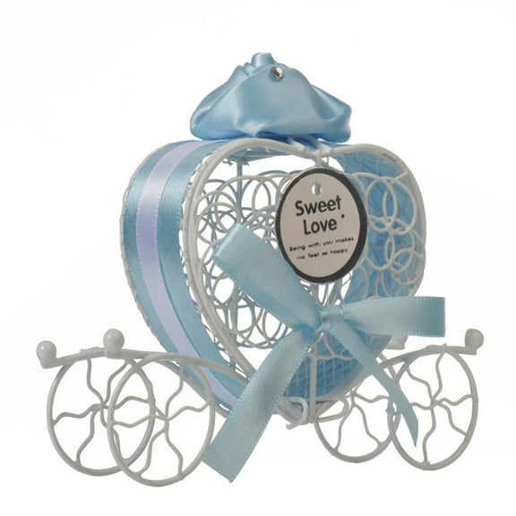 LAILLSH 2026 New Arrival Food Storage Containers 1pc New Candy Boxes Romantic Carriage Sweets Chocolate Box Wedding Party Favors