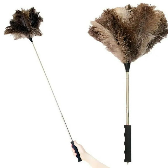 LAILLSH 2026 New Arrival Furniture Protection Spray Duster With Stainless Telescopic Handle Multi Purpose Dusting Tool For Home Car And Anti Static Washable And Reusable