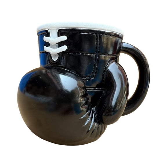 LAILLSH 2026 New Arrival Glass Bottles Boxing Glove Stainless Cup Coffee Mug with Insulated Handle Insulated Travel Coffee Tumbler Funny Boxing Trainers Men Women for Sports Enthusiast Birthday