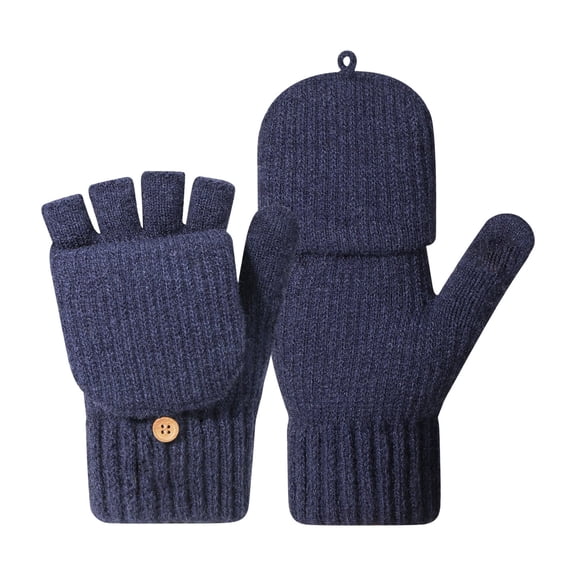 LAILLSH 2026 New Arrival Gloves Disposable Medium Winter Thermal Fingerless Gloves Mittens Knitted Mittens Warm Gloves for Women and Men