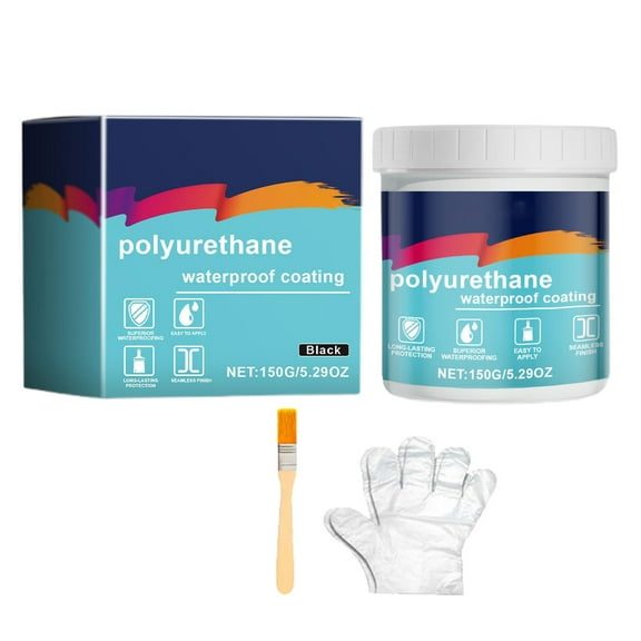 LAILLSH 2026 New Arrival Leather Repair Agent Polyurethane Coating Polyurethane Coating Sealant Super Strong Polyurethane Roof Wall Leak Repair Coating 150g/5.29oz