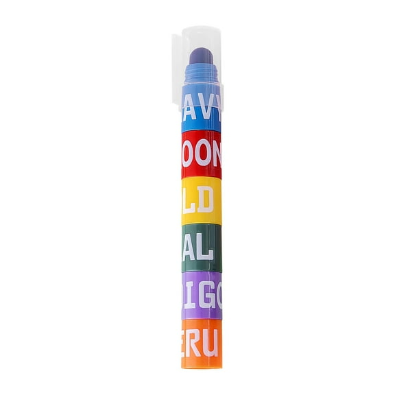 LAILLSH 2026 New Arrival Pencils Creative Color-changing 6 Color Pens Students Use Markers With Colorful Crayons
