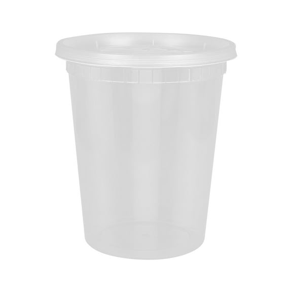 LAILLSH 2026 New Arrival Racking Box Fishing Bowl Fishing Storage Capacity Ounce Disposable Box 32 Dessert Plastic Thick Kitchen,Dining Bar