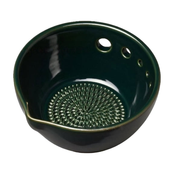 LAILLSH 2026 New Arrival Shaver Plug 2 in 1 Resin Garlic Grater & Herb Stripper Bowl Food Grade Non Slip Prep Bowl with Spout Multi Color Kitchen Tool for Small Batch Cooking