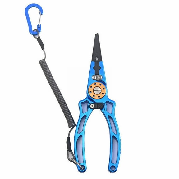 LAILLSH 2026 New Arrival Woodworking Tools Set Fishing Pliers Lock Design Fishing Pliers Aluminum Split Ring Pliers For Fishing With Braid Cutters And Lanyard