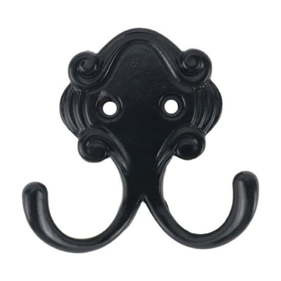 LAILLSH 2026 New Hooks For Hanging Heavy Duty Double Fork Coat And Hat Hook Wall Mounted Antique Brass Wall Hook Practical Rural Hook Suitable For Jackets Scarves Bags Towels Keys Hats Cups Hats