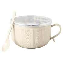 LAILLSH 25Oz Mug Meals W/Lid-Its, Christmas Meal Mugs Set, Soup Mugs with Handles and Lids for Soups, Stews, Coffee Christmas Gift Idea - 2026 New Arrival🔥