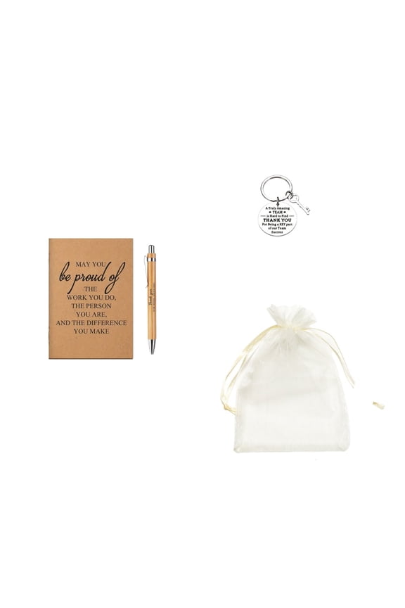 Clearance Printer Motivational Stationery Set with Inspirational Quote Ballpoint Pen Lined Notebook and Positive Affirmation Keychain – Perfect for School College Students and Daily Journal