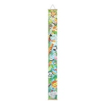 LAILLSH 2025 New Arrival Measuring Tools in Carpentry Kids Growth Height Measuring Animal Jungle Canvas Wall Hanging Rulers for Baby Children Girls Bedroom Decor