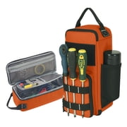 LAIMEIWEE 12.6 in Waterproof Heavy-Duty Tool Bag Organizer with Handle,Orange