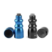 LAIMEIWEE 3-in-1 Snooker Pool Cue Tips, Cue Tip Stick Shaper Billiard Pool Cue Accessories Tool Scuffer/Aerator Blue+Black