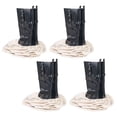 thumbnail image 1 of LAIMEIWEE Drawstring Boot Storage Bags 4-Pack, 21 x 12 in, Hiking & Travel(Beige), 1 of 8
