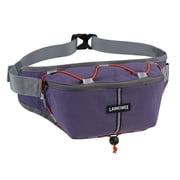 LAIMEIWEE Fanny Pack for Women & Men, Water-Resistant Crossbody Belt Bag with Adjustable Strap, Small Waist Pack for Travel, Running, Hiking & Workout Purple