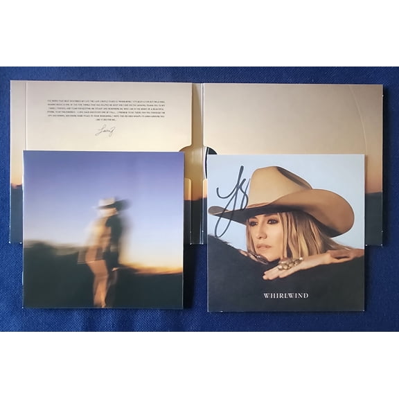 LAINEY WILSON WHIRLWIND CD WITH SIGNED CD INSERT